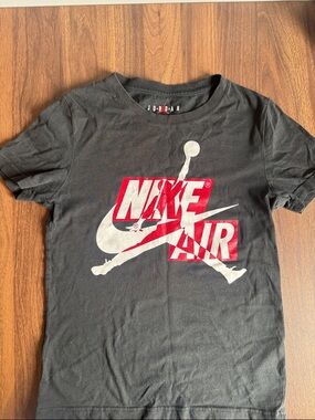 Nike Air Kids' Black Graphic T-Shirt